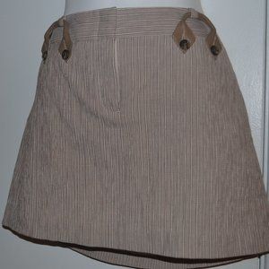 BCBG Max Azria size 6 brown mini skirt